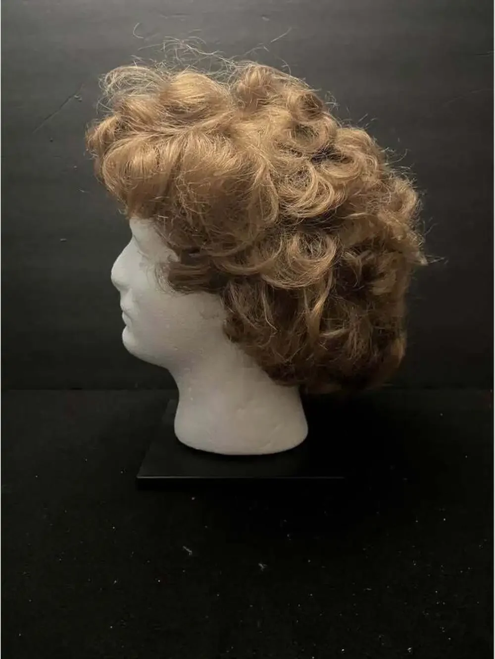 Curly Light Brown Wig